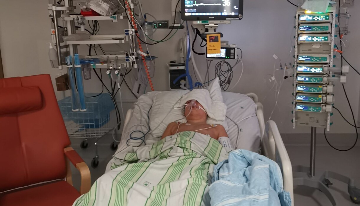 Under några mörka dygn trodde Anne-Lie att Mio inte skulle klara sig. Mio med hyperinflammation på sjukhuset