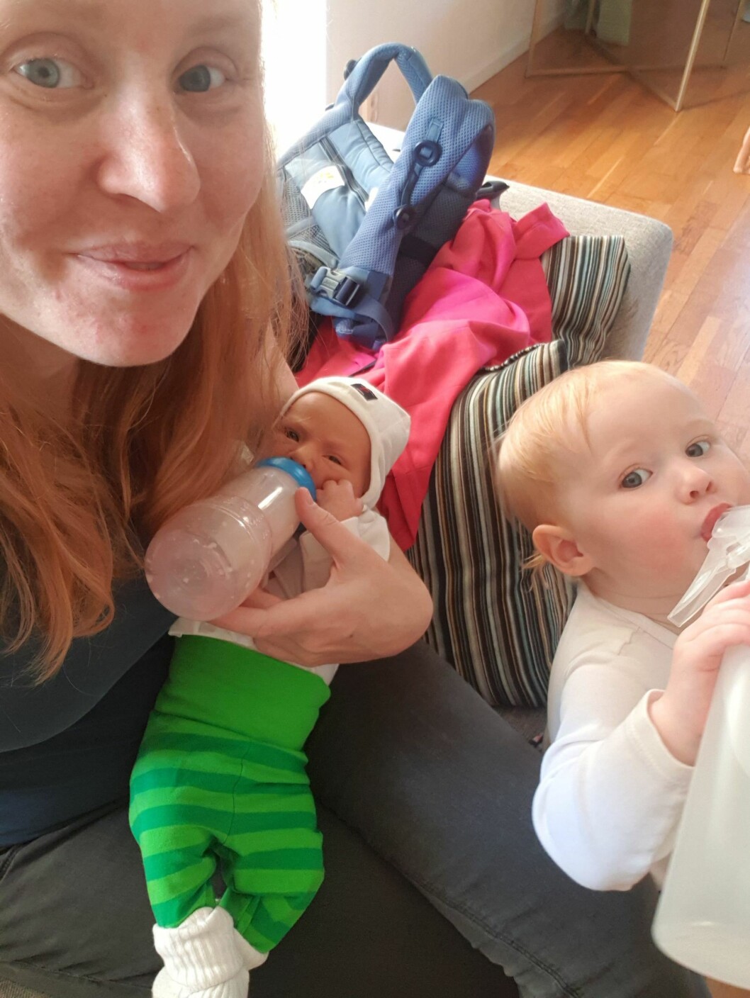 Mio föddes i maj 2020. linda johansson när mio är nyfödd