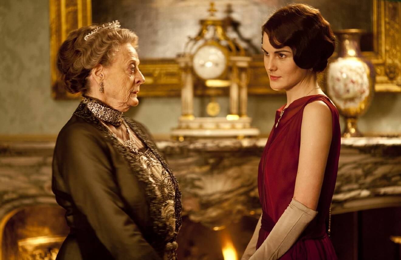 Scen ur TV-favoriten Downton Abbey.