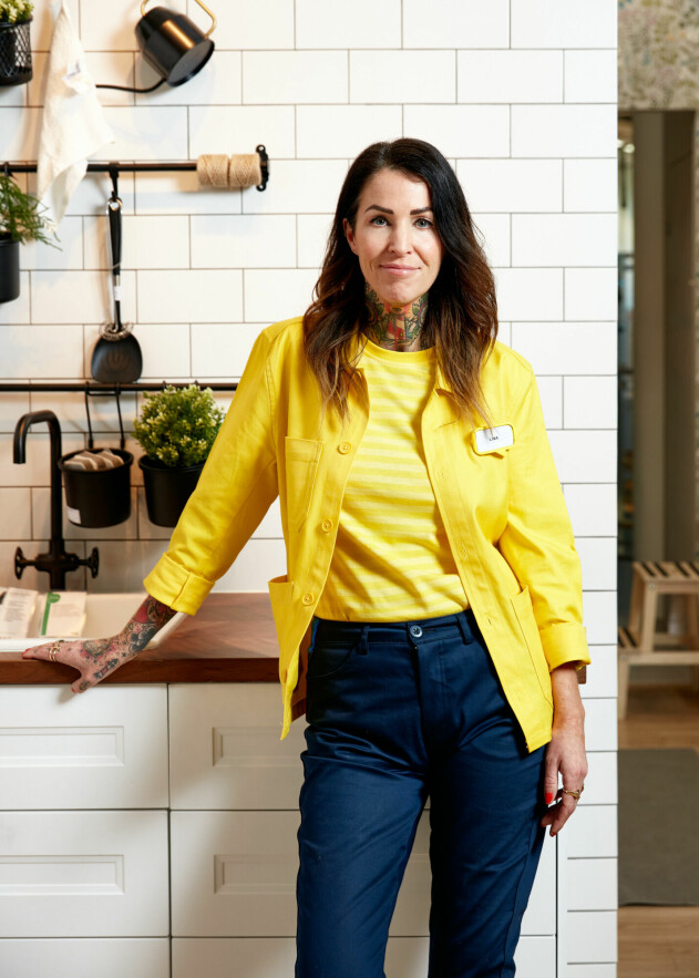 Lina Hurtig är mamma till två barn på 10 och 14 år och jobbar som expert på funktionella heminredningslösningar. Foto: Ikea lina hurtig ikea