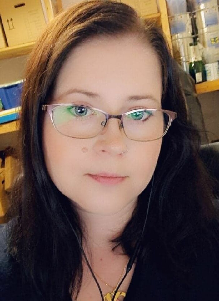 Hanna, 35, bor med familjen i Moholm. Hanna Ferm Grip