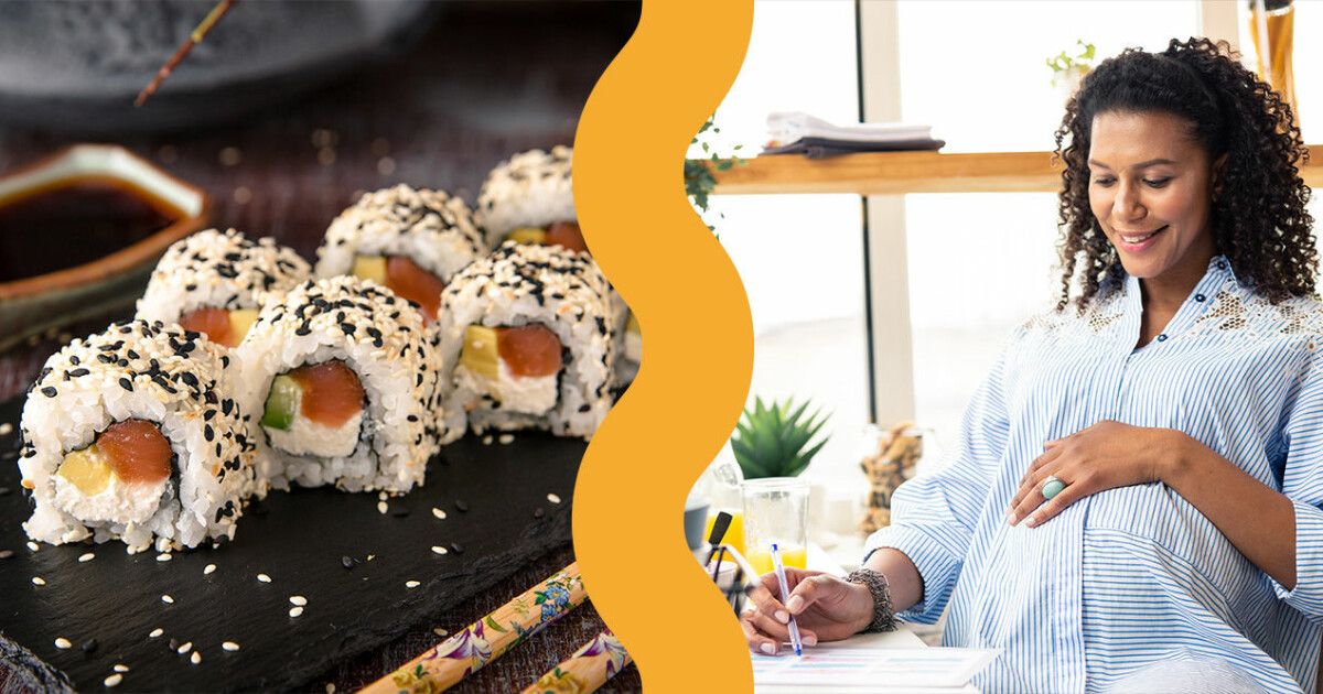 varför ska man inte äta sushi när man är gravid