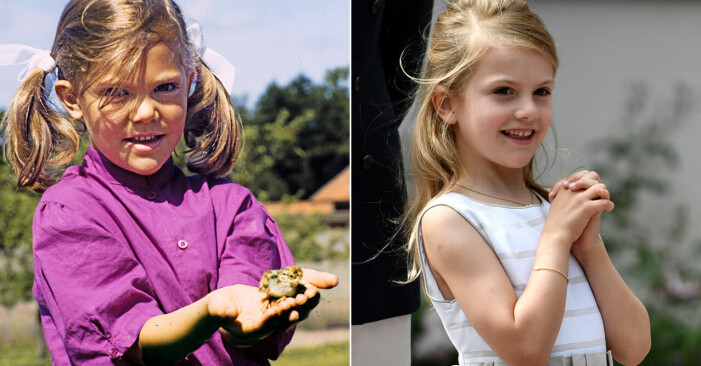 Victoria och Estelle när de var 6 år