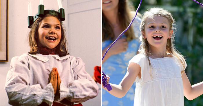 Victoria och Estelle när de var 7 år