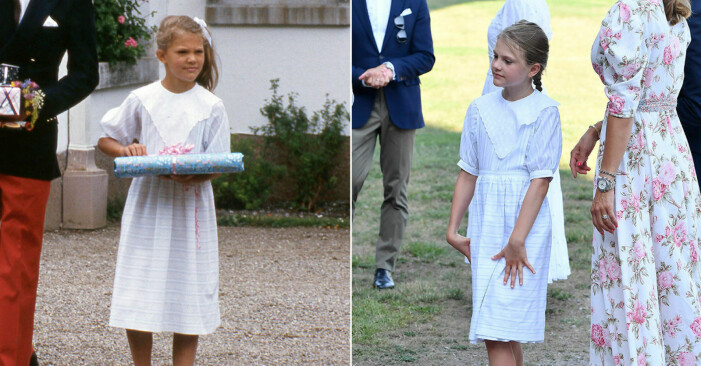 Victoria och Estelle när de var 9 år