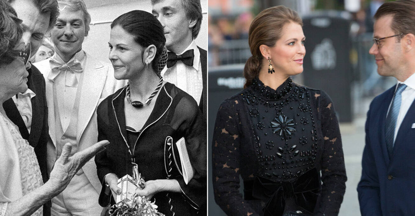 Drottning Silvia och prinsessan Madeleine när de är 34 år.