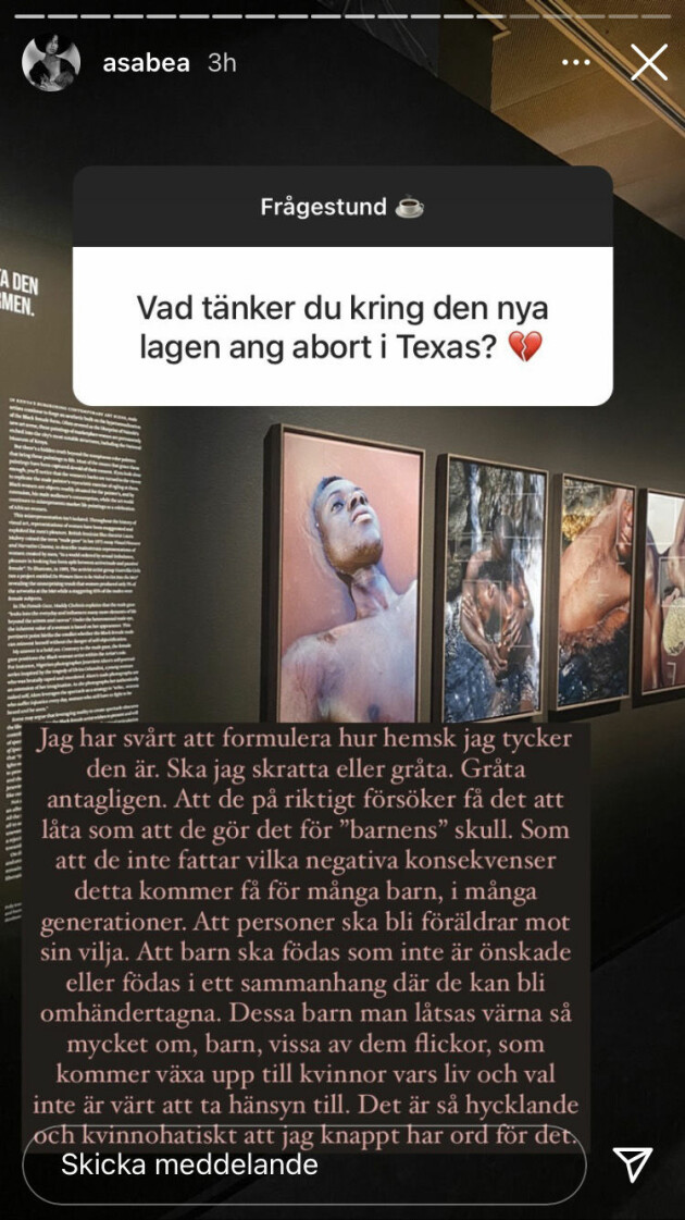 Asabea Brittons instastory