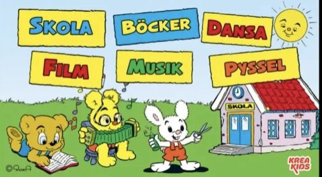 barn spel bamse