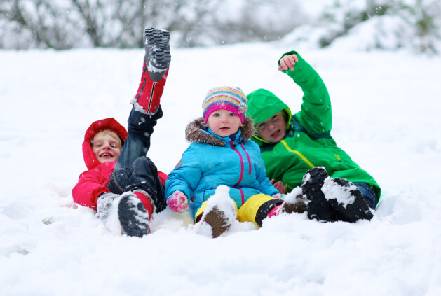 Bullkalas nummer fem kanske blev för mycket förra året, medan hänget hos kusinerna var för kort. Försök minnas och lära av vad ni (o)gillade! barn som leker i snö