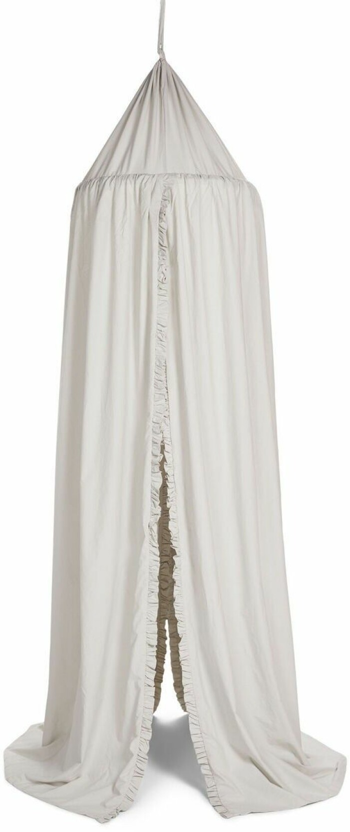 beige sänghimmel