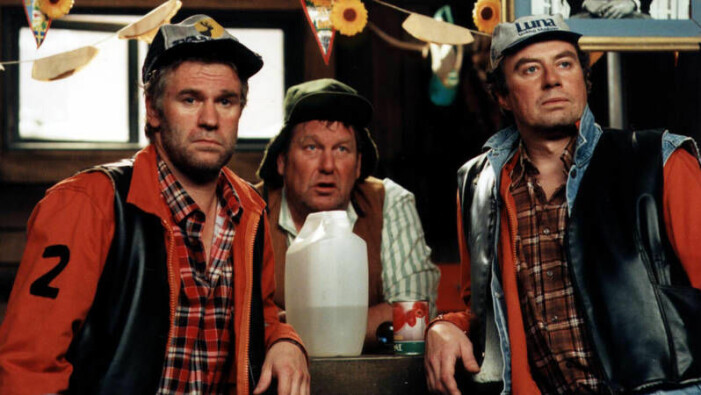 Bengt-Hans, Sven-E och Jan-E i Pistvakt