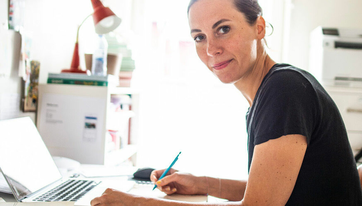 "Typ bakning". Louise skriver om och illustrerar vad hon kallar "klassiska failögonblick" i föräldraskapet. bloggaren hejhejvardag, Louise Edlund Winblad