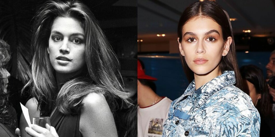 Cindy Crawford och Kaia Gerber