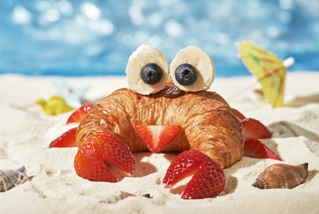 croissant i rolig uppläggning
