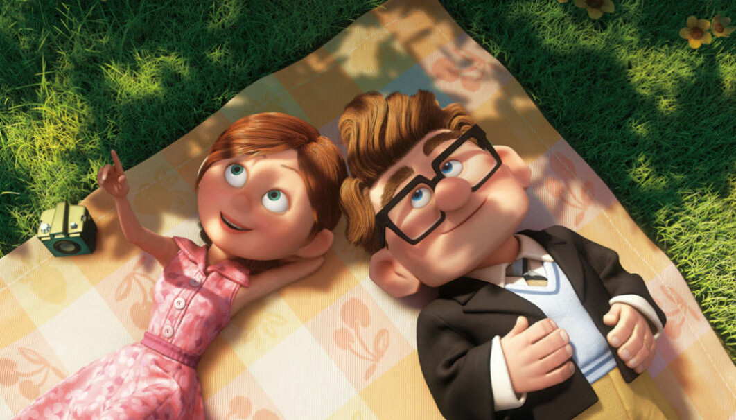 Ellie och Carl i <span class=" italic" data-lab-italic_desktop="italic">Upp.</span> Ellie och Carl i Upp.