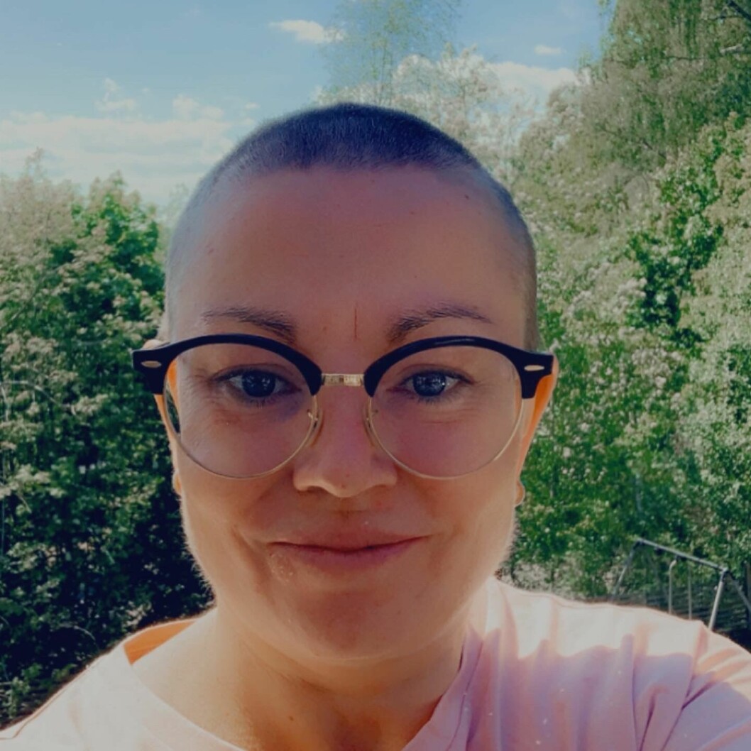 När Emelie Krantz diagnostiserades med HER2-positiv bröstcancer valde hon att tidigt involvera barnen och vara öppen med vad som hände. Foto: Privat Emelie Krantz