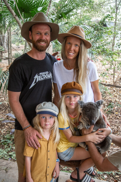 Hanna och hennes man flyttade nyligen hem till Sverige från Australien med familjen. Fmailjen Hervall zero waste