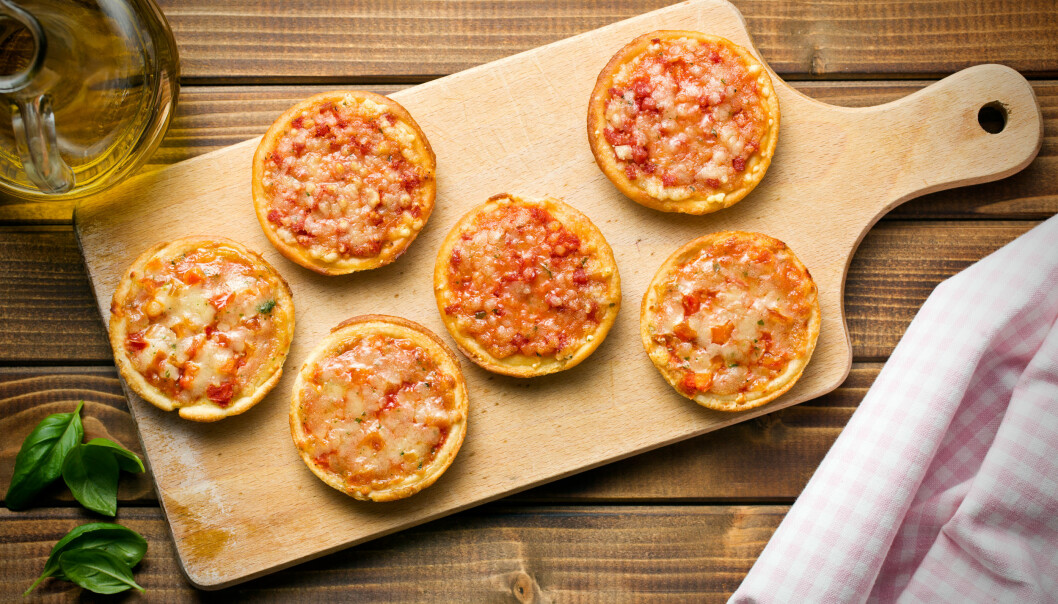 Foto: TT förrätt till barn på nyår, minipizza.