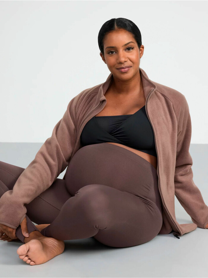 seamless gravid tights för mamma med flexibel passfrom från Lindex