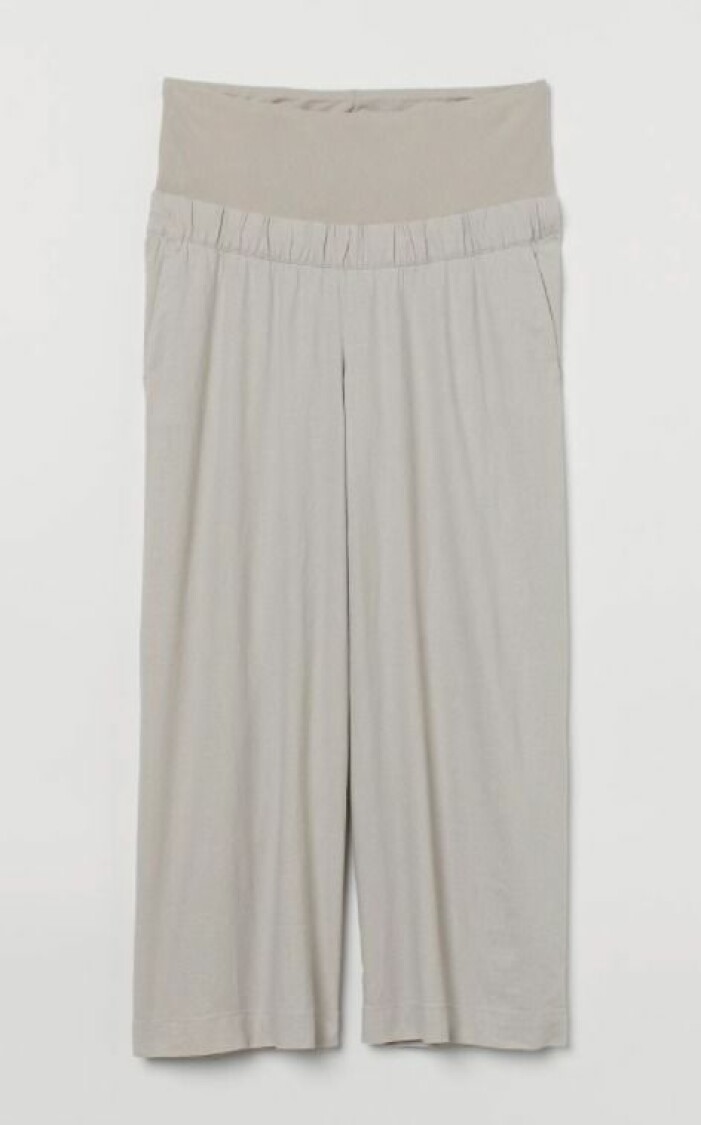 gravidbyxor med vida ben från H&M