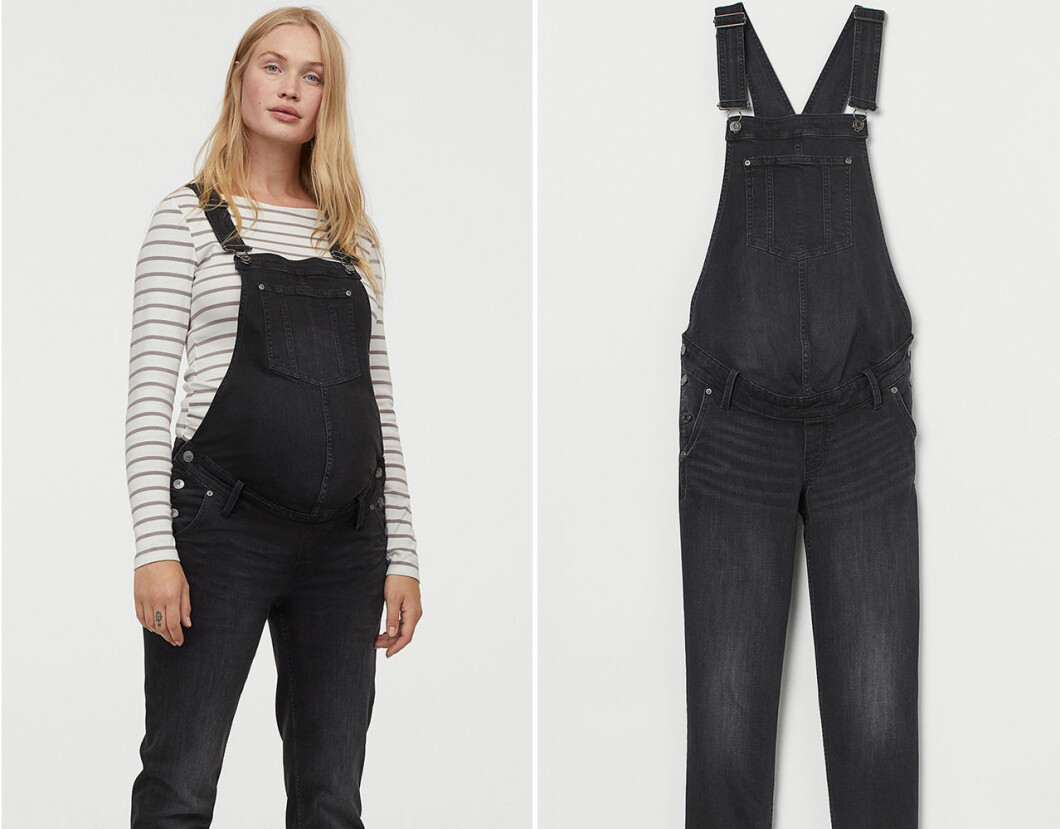 Hängselbyxor denim