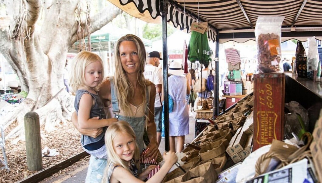 Hanna, Thea och Alex handlar mat på lösvikt. Zero waste, hanna hervall