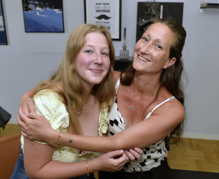 Filippa och mamma Anna