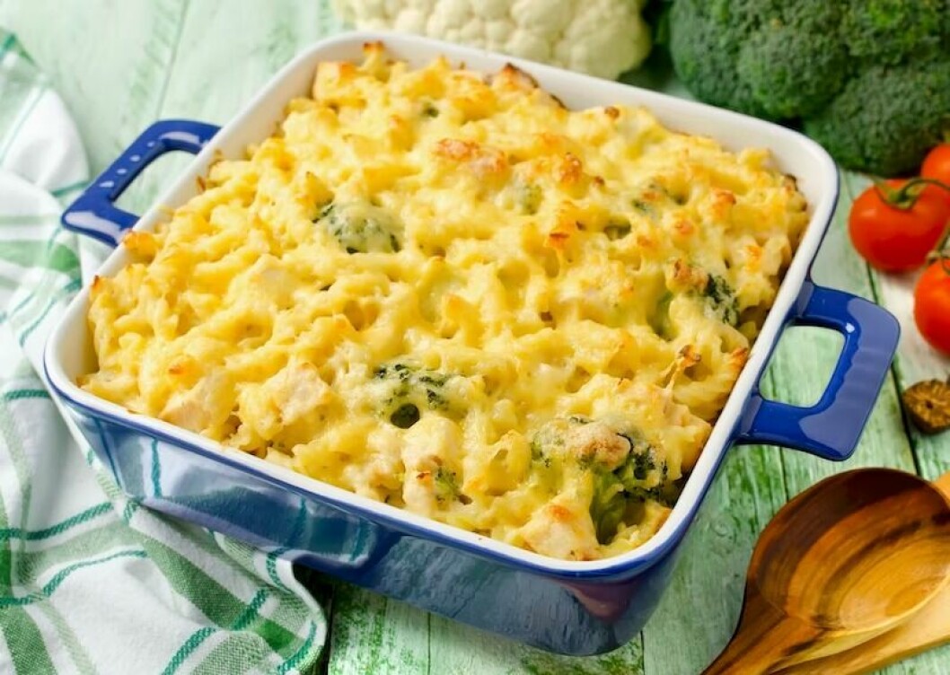 Klicka på bilden så kommer du till receptet. vegetarisk makaronigratäng