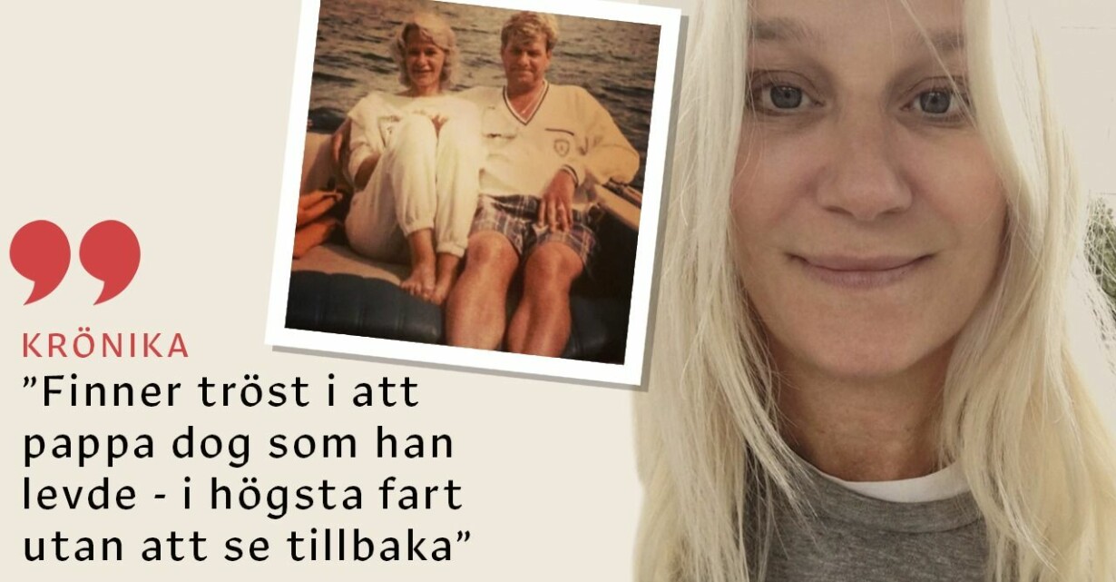 Ann Söderlund och föräldrarna infällda i en bild