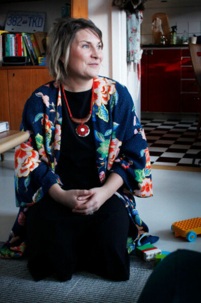 Tove Lundlycke har varit doula i tre år och jobbar även som säkerhetsansvarig på en kommun. Foto: Lovisa Svedlund. Doulan Tove Lundlycke.