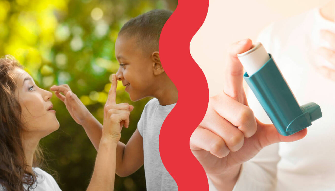 Symtom på astma hos barn