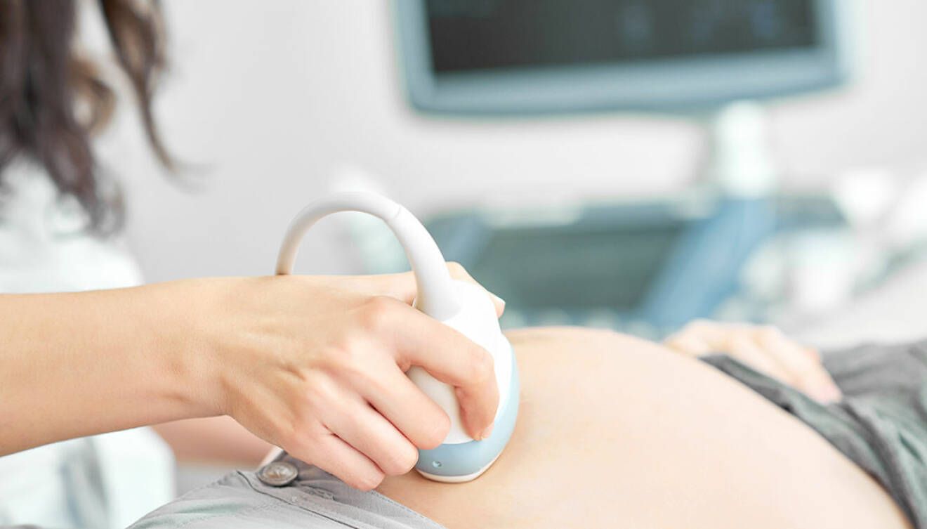 Gravid kvinna ultraljud