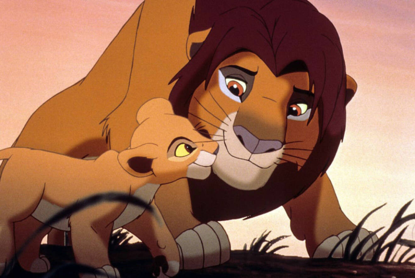 Simba och dottern Kiara.
