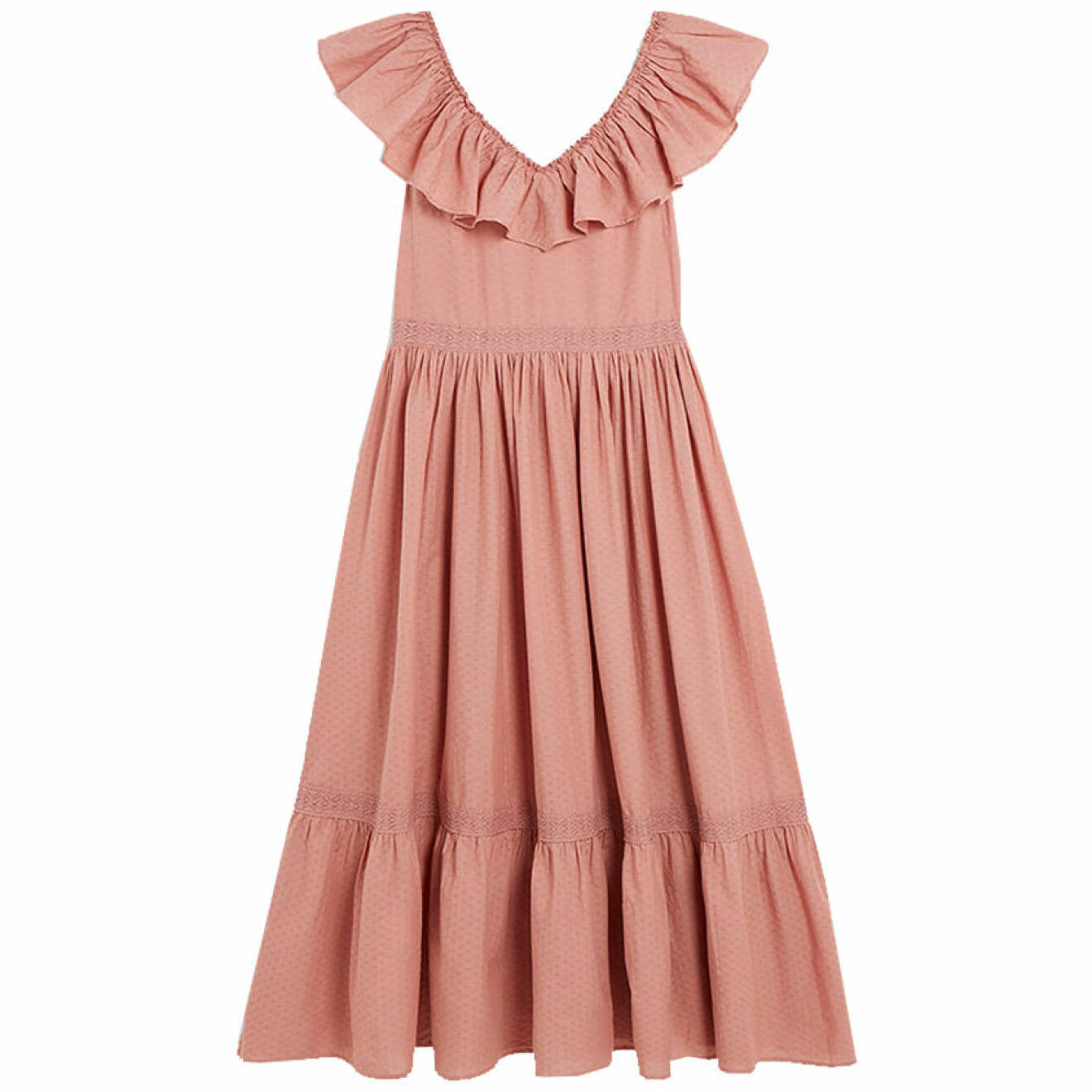 matchande rosa klänningar till mamma och barn sommaren 2021