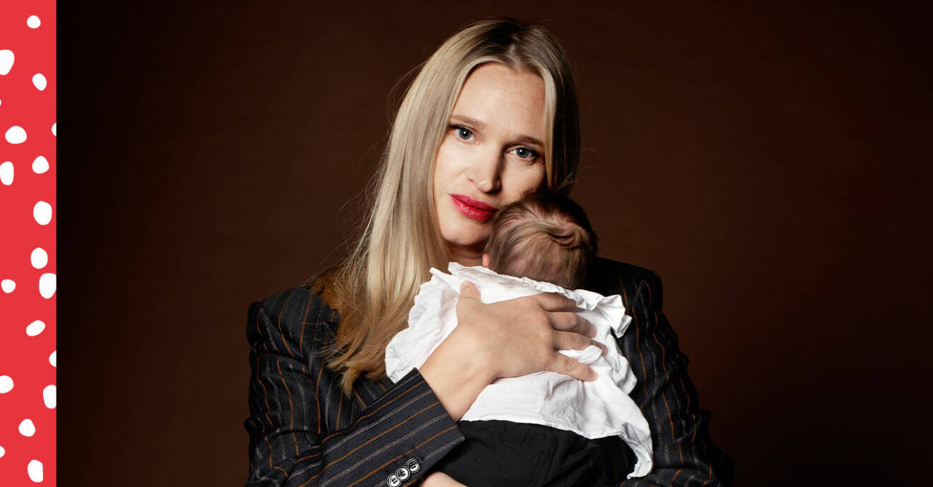 vera vitali och dottern Inga -föddes augusti 2020.