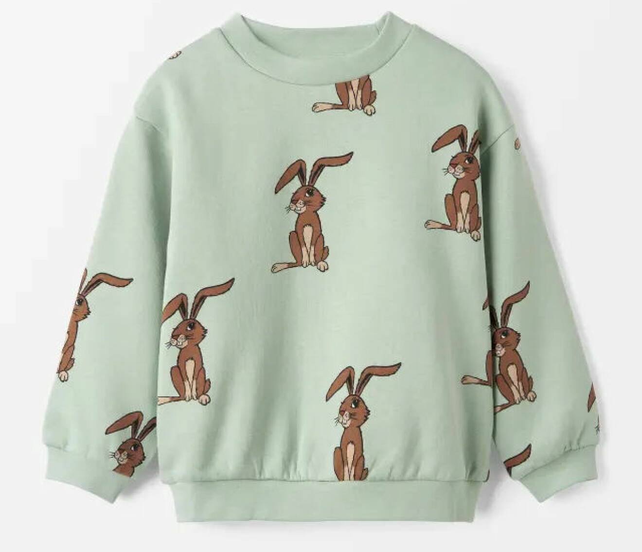 grön tröja med kaniner