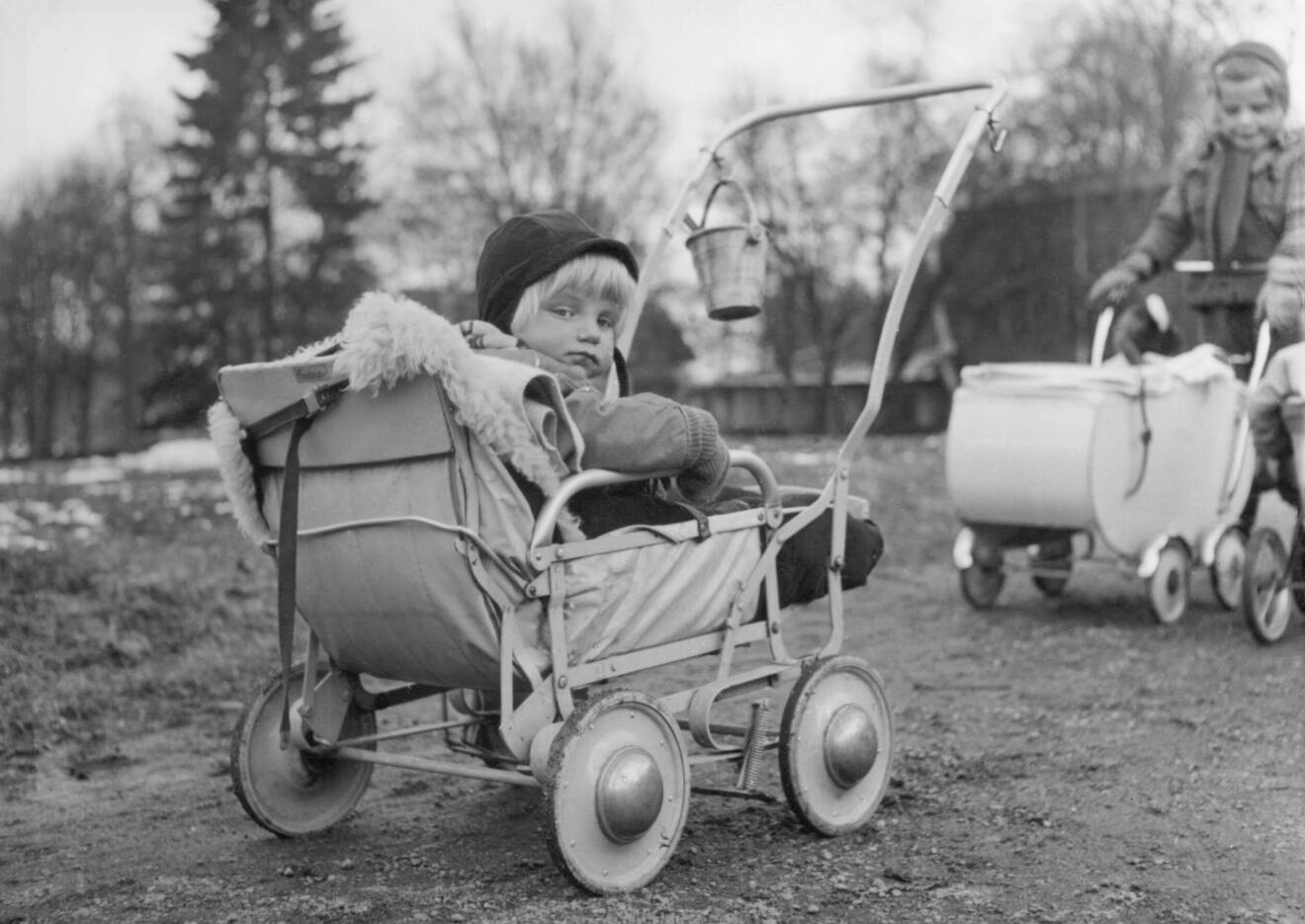 barnvagn i retromodell