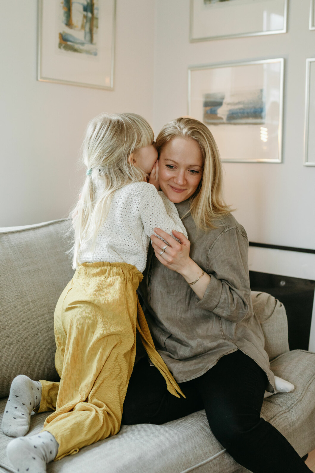 Allt gick bra, och idag är Paulinas dotter helt återställd. Foto: Clara Mortensen Paulina Gunnardo och dottern.