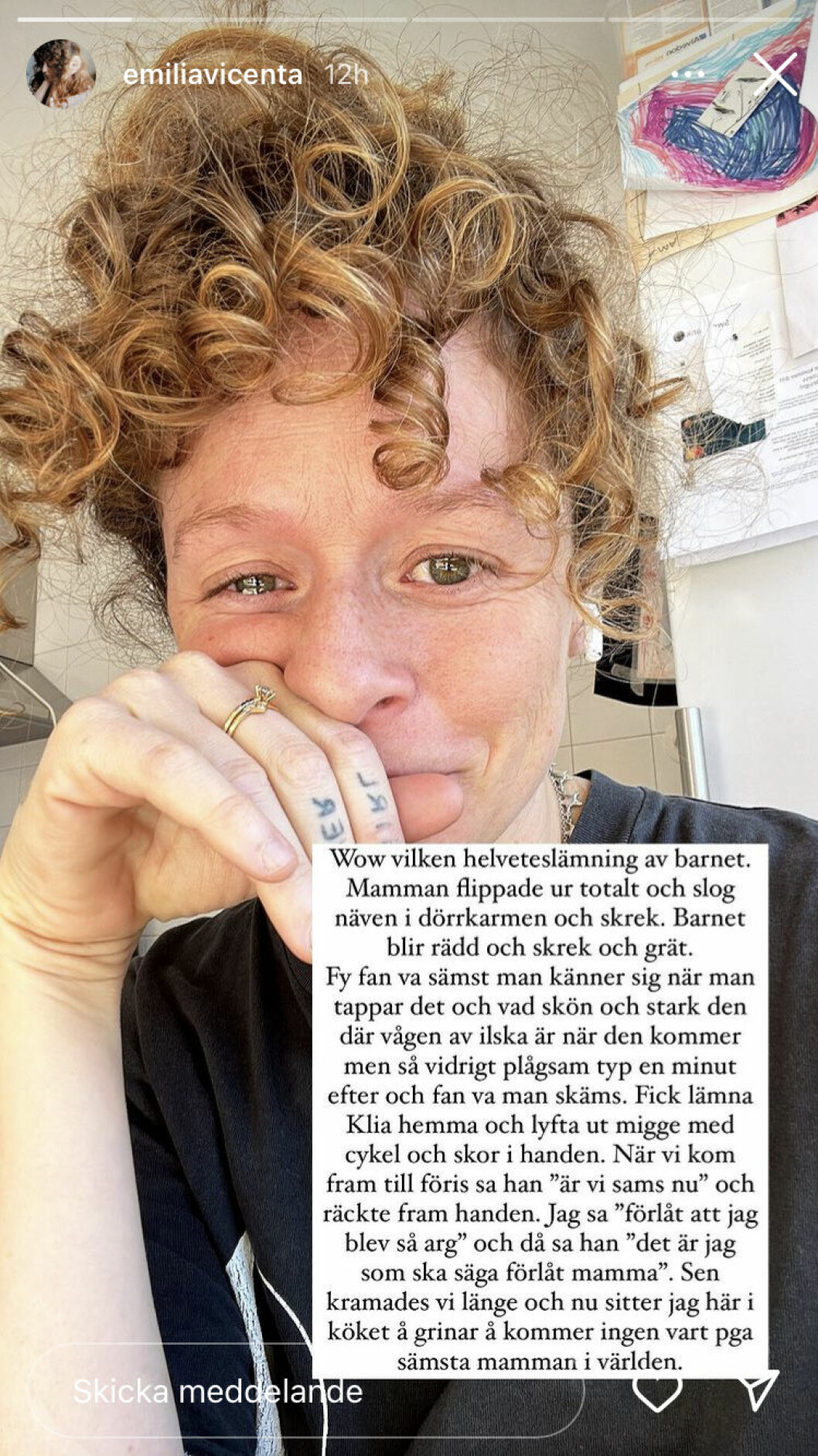 Emilia Bergmark-Jiménez instagraminlägg 1