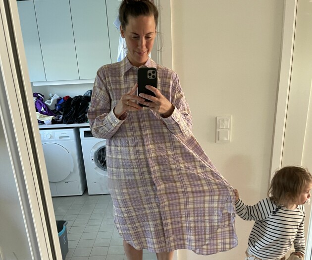 Det blev lite väl mycket vab under 2021, tycker Louise. Louise Edlund Winblad