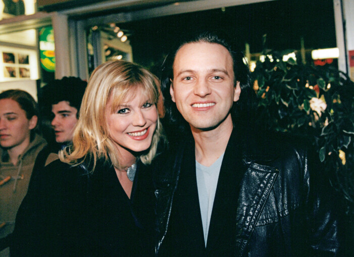 Josefin och Björn under premiären av <span class=" italic" data-lab-italic_desktop="italic">Adam & Eva</span>. josefin nilsson björn kjellman