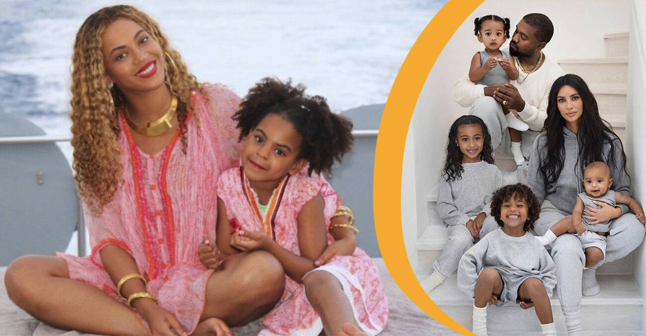 Beyoncé, Blue Ivy och familjen Kardashian West