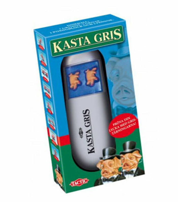 spel kasta gris