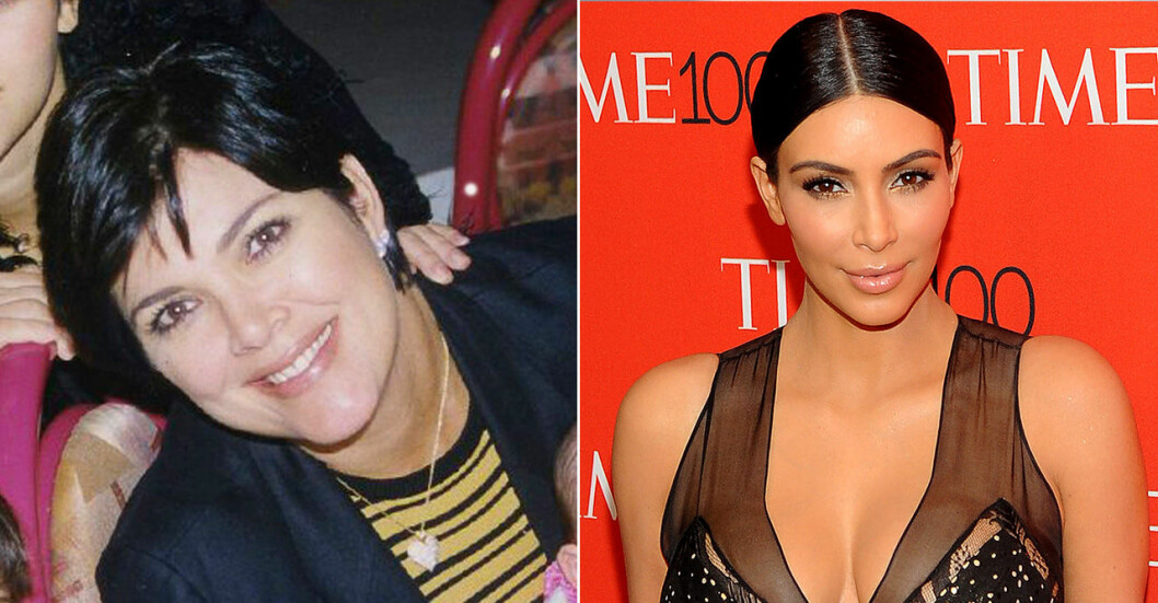 Kris Jenner och Kim Kardashian West