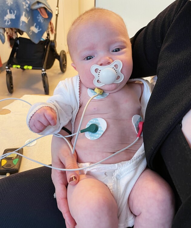 Idas dotter har medfött hjärtfel. Ida Labba Perssons dotter Alise