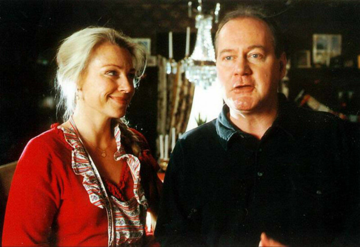 Peter Haber och Katarina Ewerlöf i Tomten är far till alla barnen.