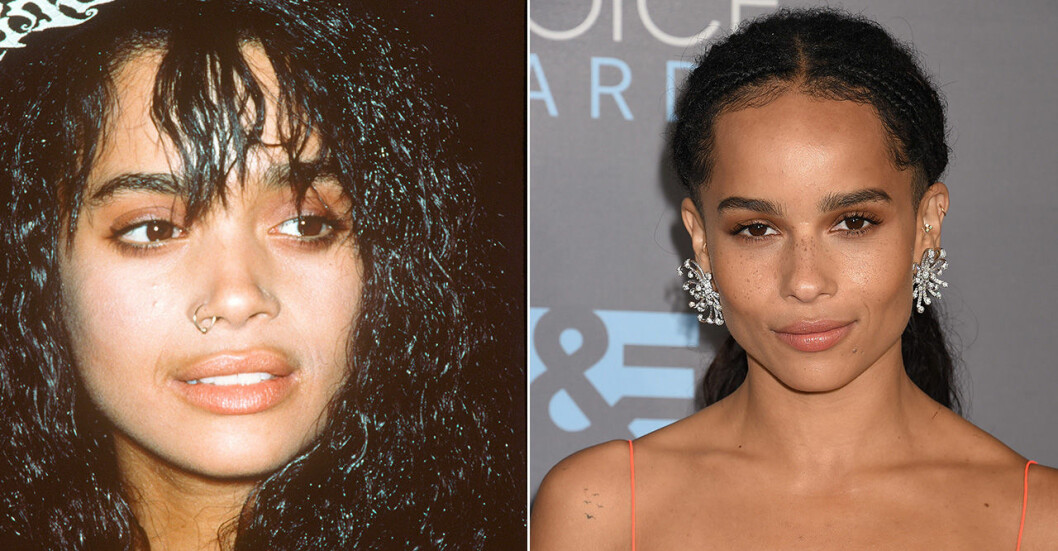 Lisa Bonet och Zoë Kravitz