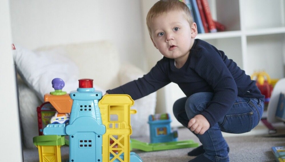 Idag är Lukas frisk efter att ha fått cellgiftsbehandling. Foto: Thomas Laursen Lukas fick cancersjukdomen neuroblastom