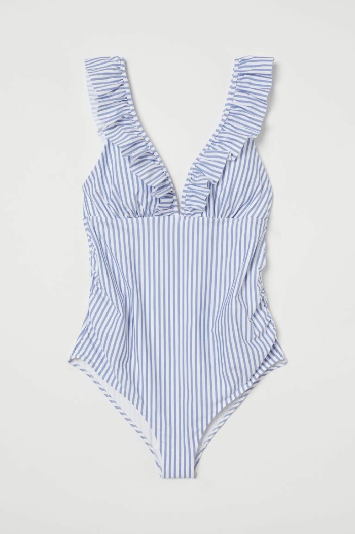 Randig gravidbaddräkt från H&m