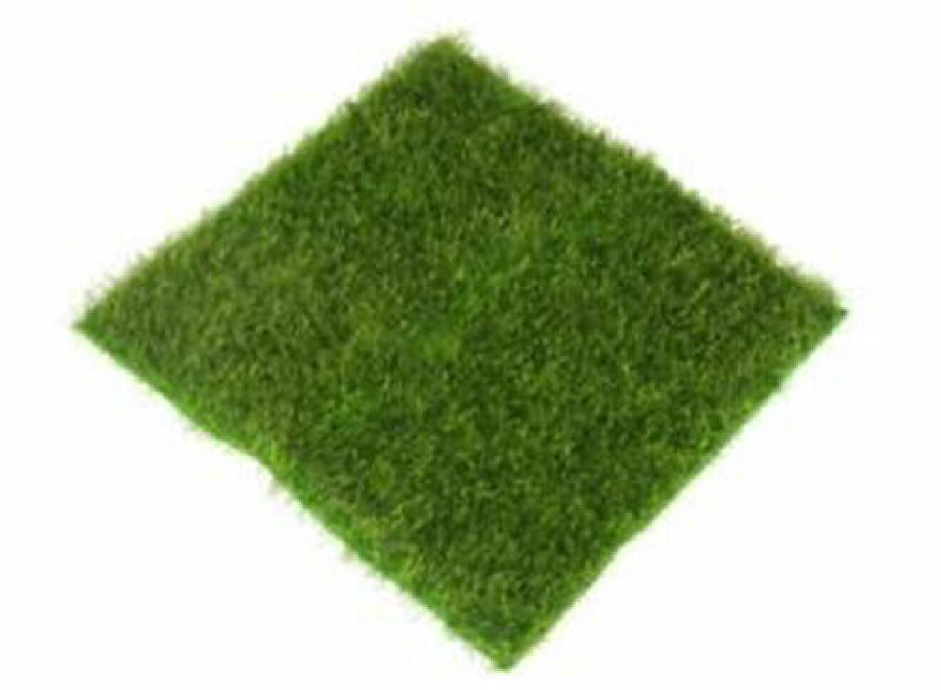 Miniatyr-gräsmatta till påskharebus